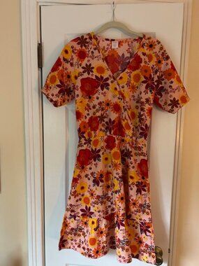 Floral Tiered Dress - Misses XS